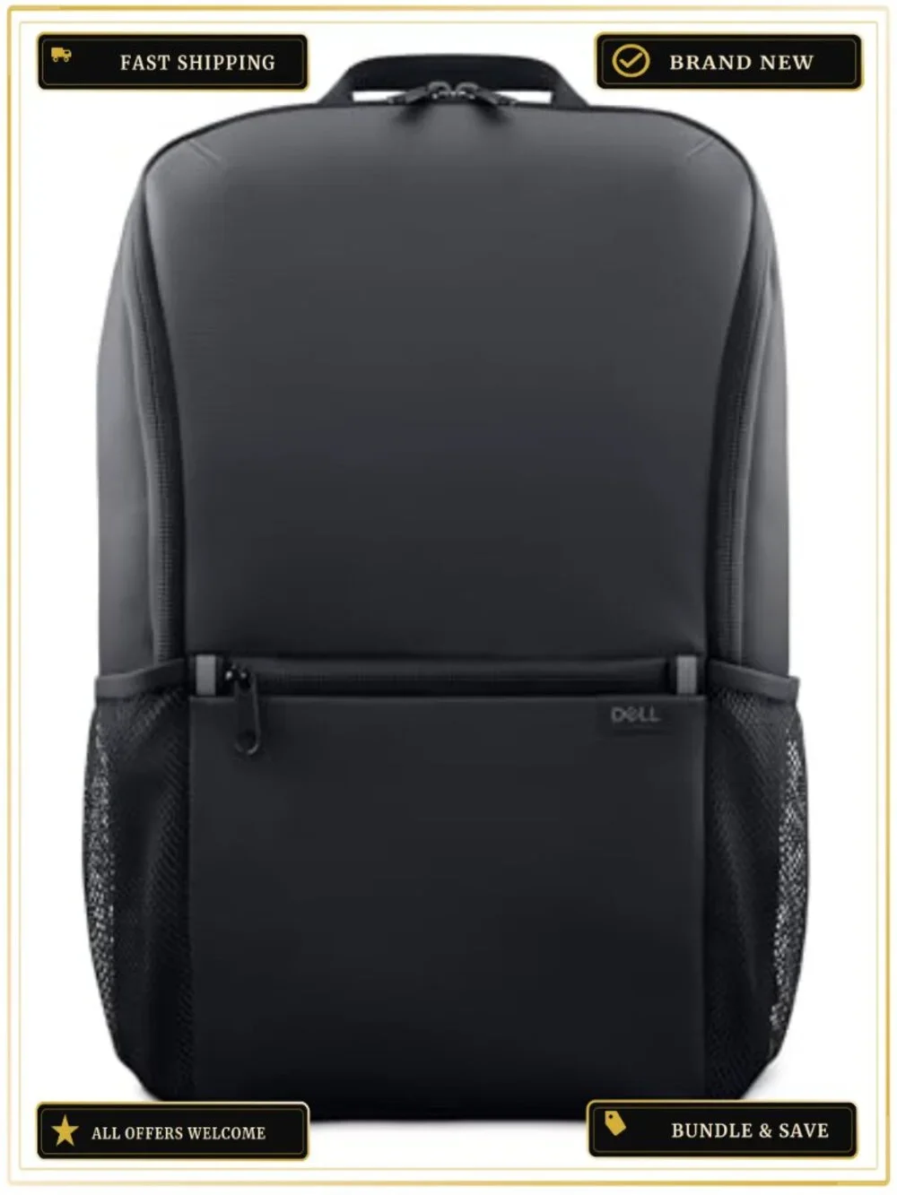 Recycled Polyester Water Resistant Laptop Backpack 16in Work Commute